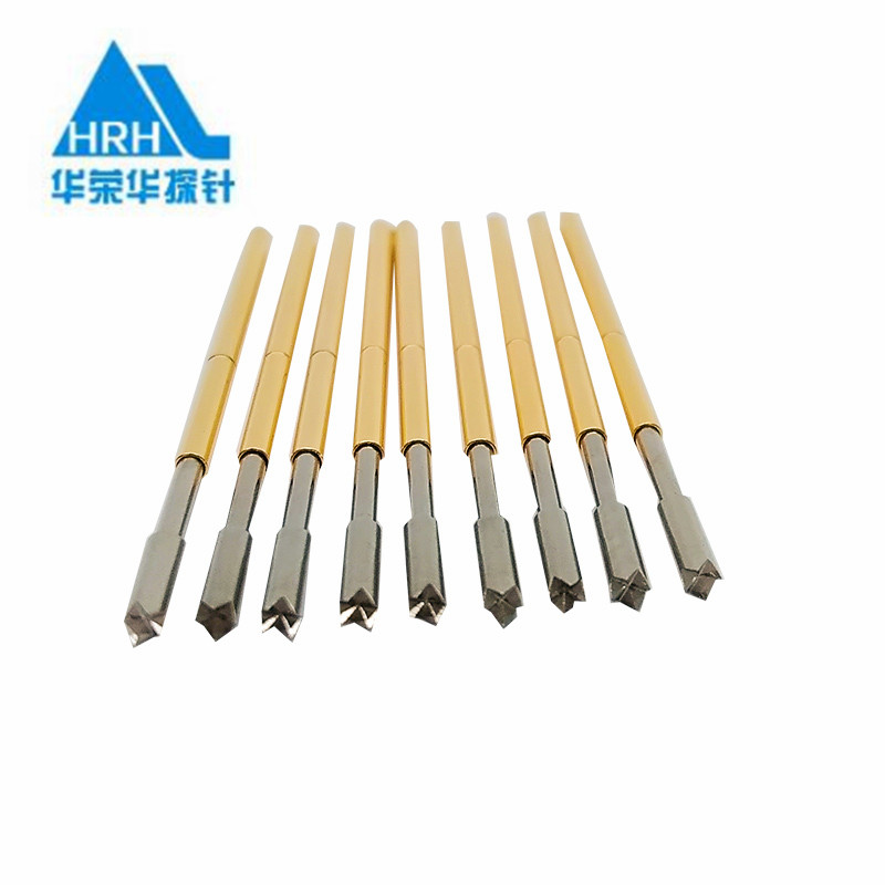 G1353-Q探針、四爪頭探針、1.36mm測試針、總長36.5mm、彈簧針圖片、測試針圖片、頂針圖片、探針圖片
