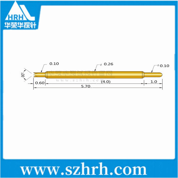 026-UJ-5.7L，華榮華雙頭測(cè)試探針廠家